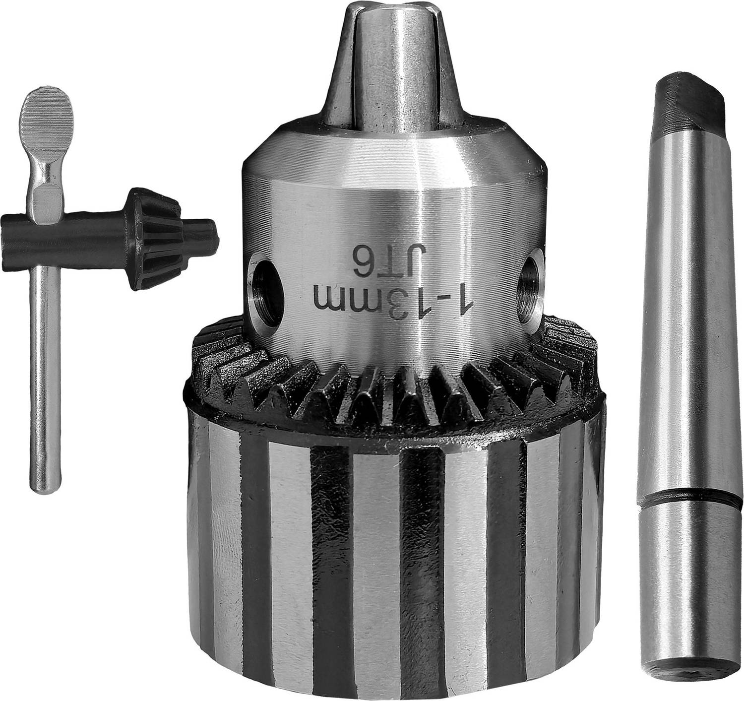 【g-rap】Chuck T STANDING TALL Digital Craft JT6 Taper Industrial Drill Chuck with Key and MT2