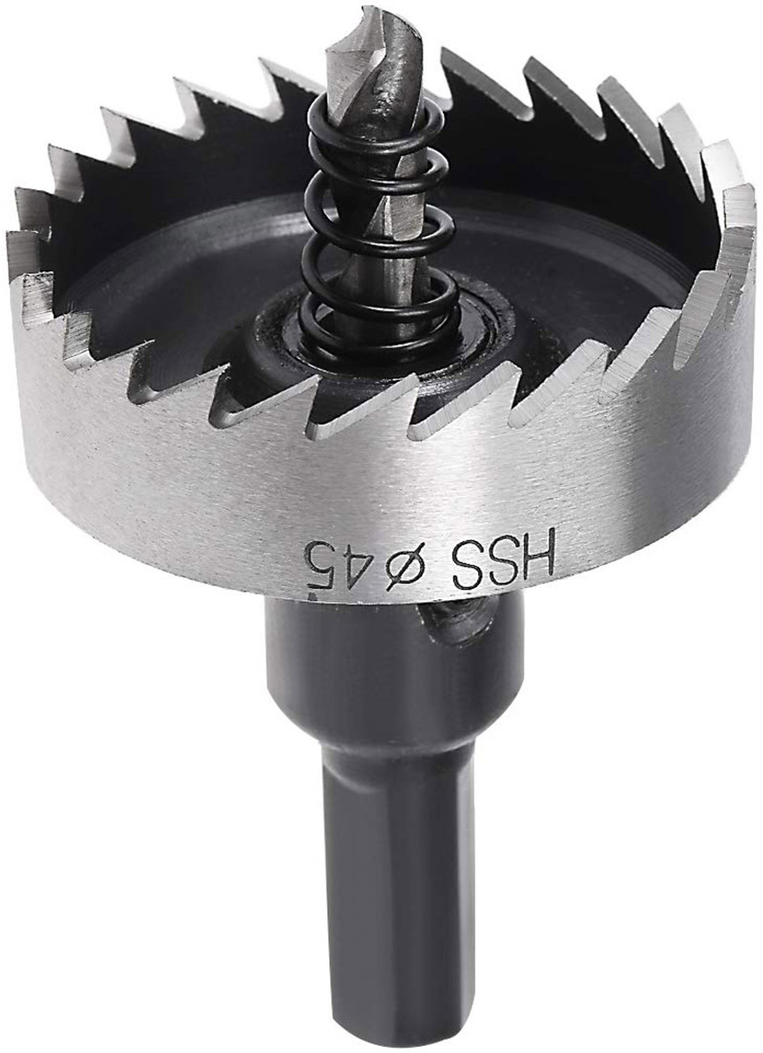 Image of uptodateprouducts 45mm Drill Machine HSS Drill Bit Hole Saw Metal Cutter Core Bit Stainless Steel Mild Steel, Cast Iron, M.S, Aluminium Etc | Suitable