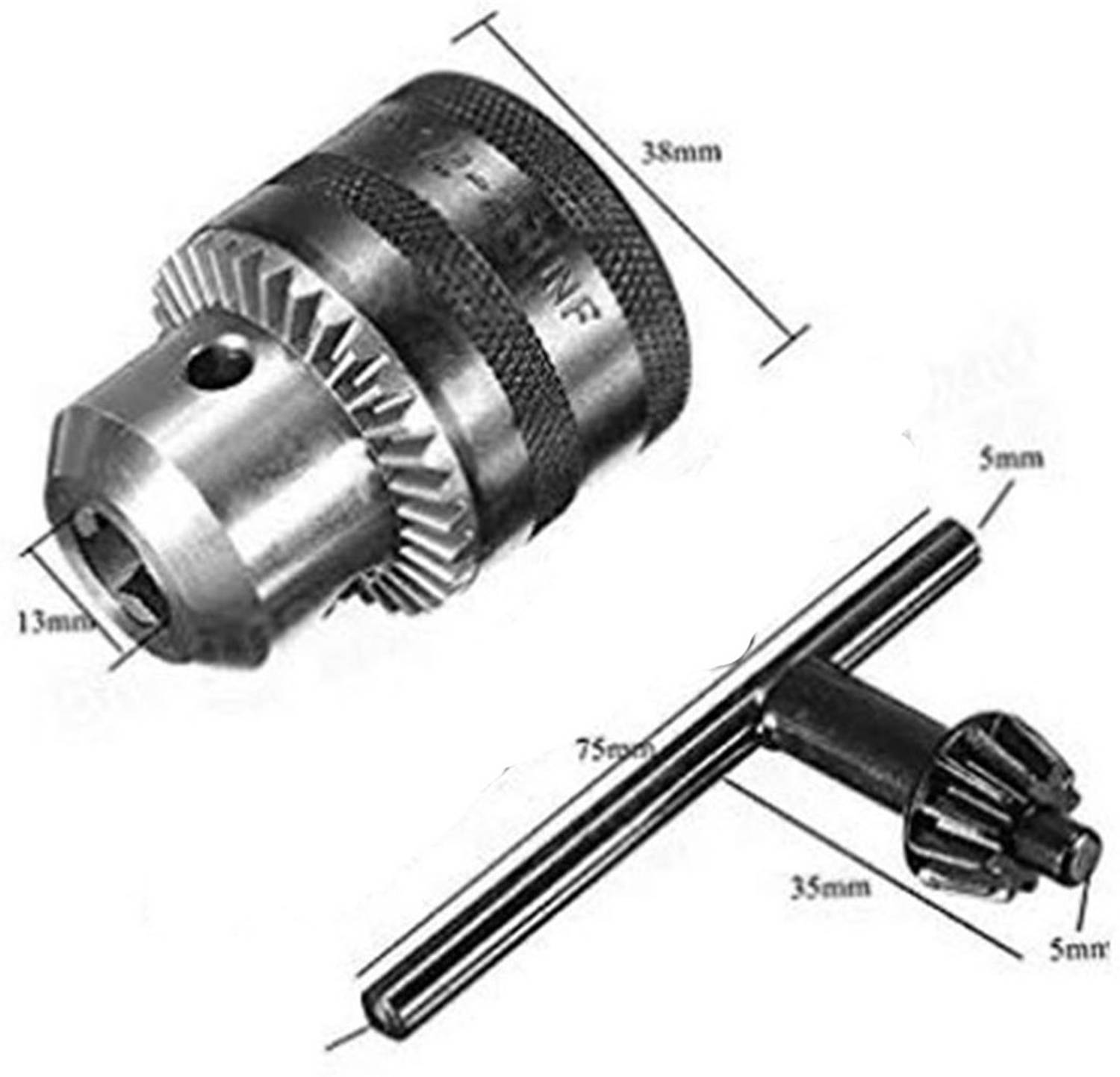 Kiesh Drill Chuck 1/2" 20 Unf DCHAD04 13mm - Image 3