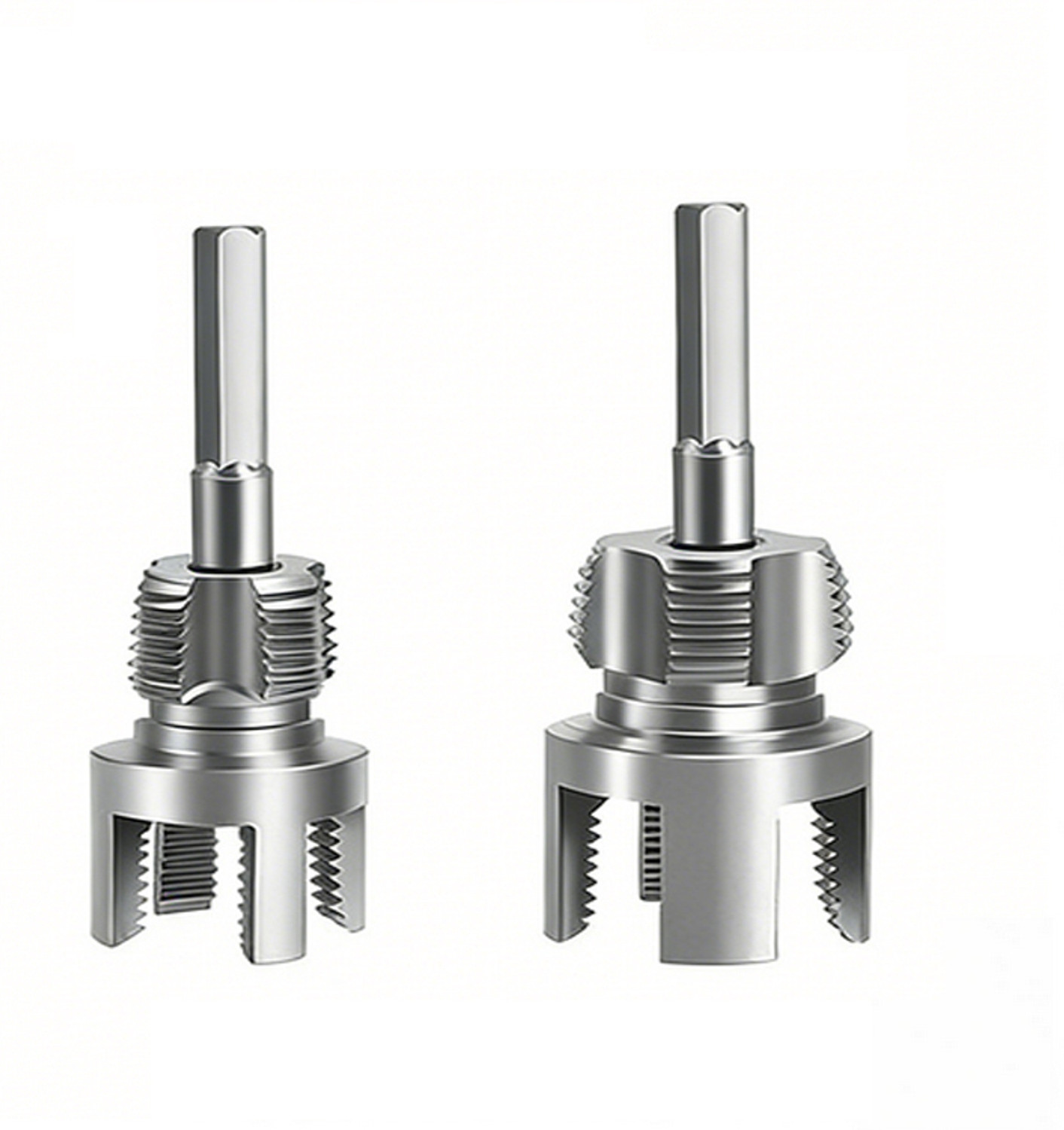 Image of NITYAECOMMERCE Water Pipe Thread Tapping and Drilling Tool 3PC Set Internal and External Integration