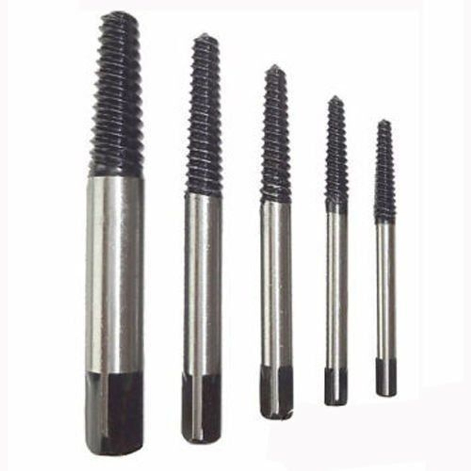 Image of ILIKA RUDA 5 PC 5Pcs Set Damaged Broken Screw Extractor Removal Tool for Bolts Auger Drill Bits Set