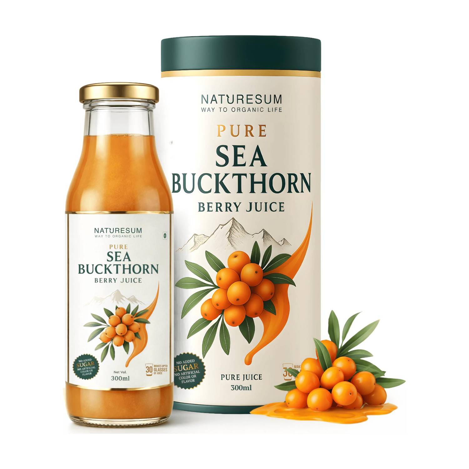 NATURESUM Sea Buckthorn Juice, 500ml - Image 1