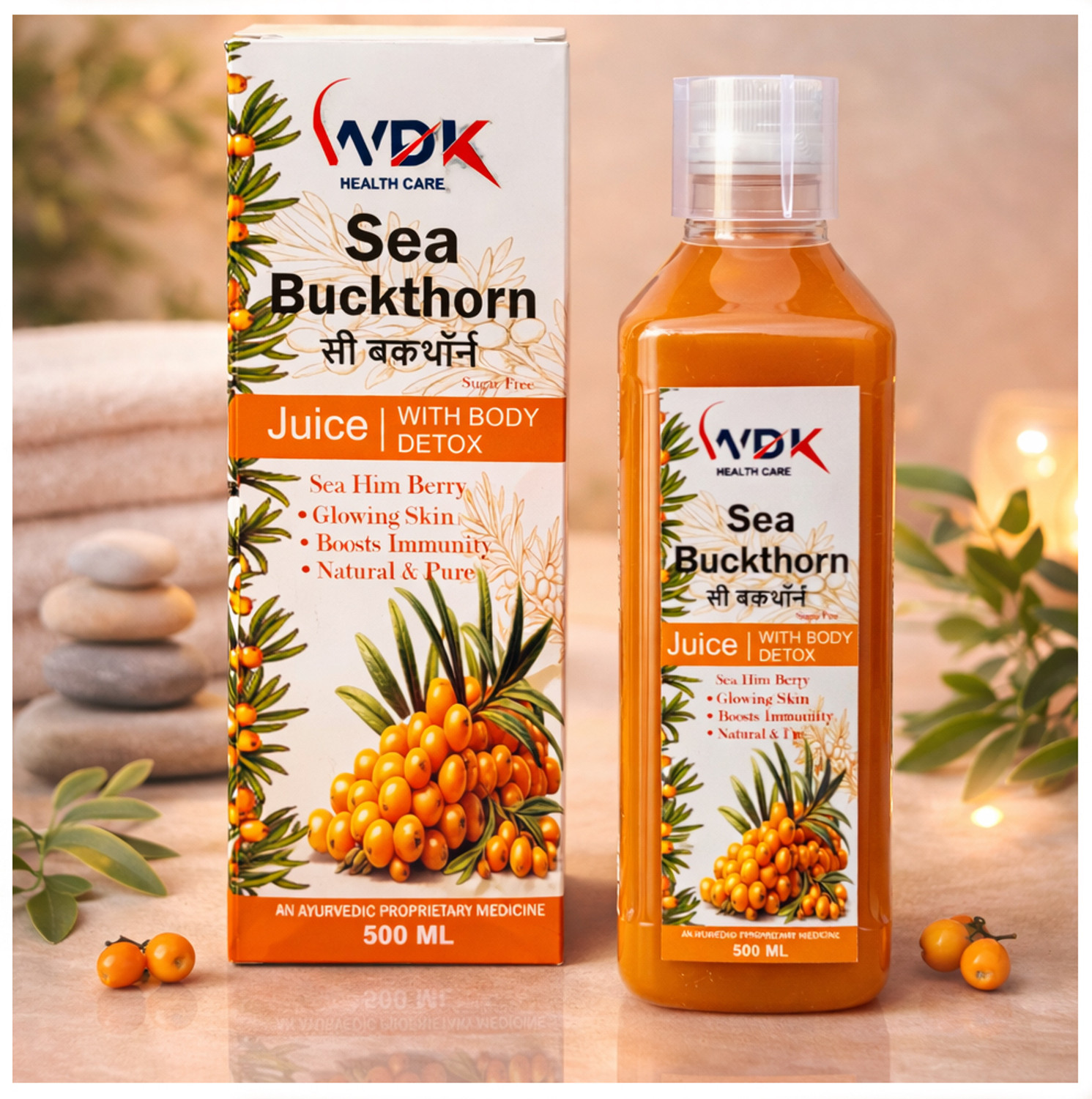 Image of WDK Premium Sea Buckthorn Natural Berry Gold Reserve Signature Edition