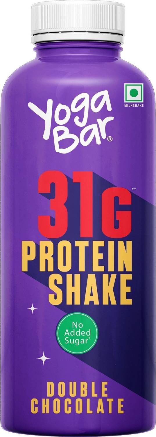 Yogabar 31g Protein Shake Double Chocolate 6 Bottles - Image 2