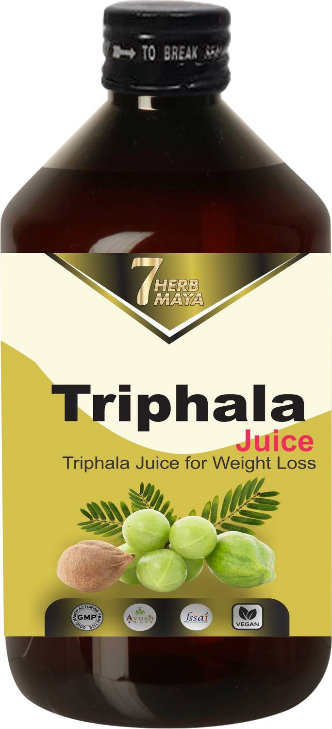 7Herbmaya Triphala Juice , Weight Loss Body Product, Fat Cutter Flavor Amla