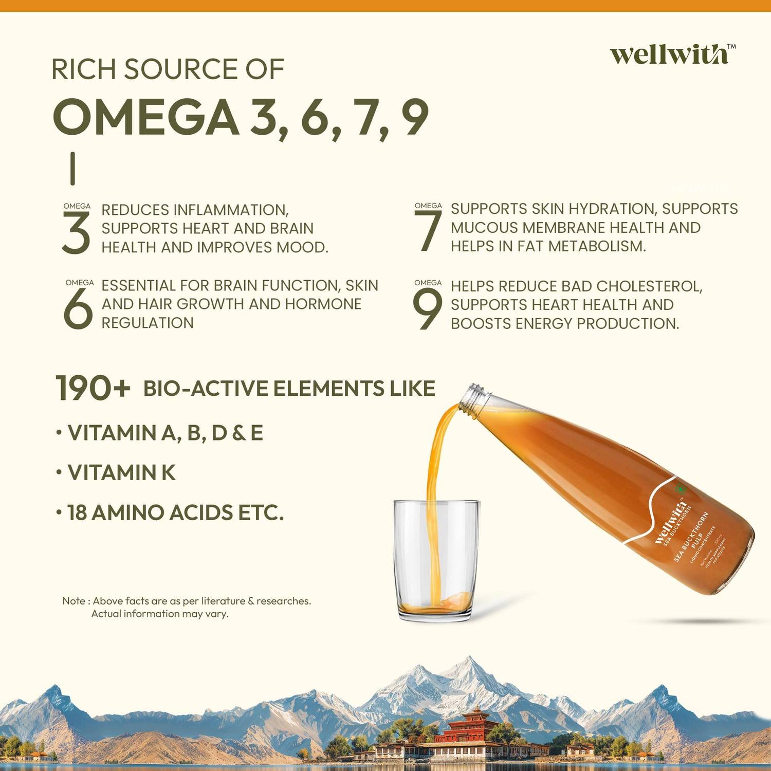 Wellwith Sea Buckthorn Juice 1L - Image 4