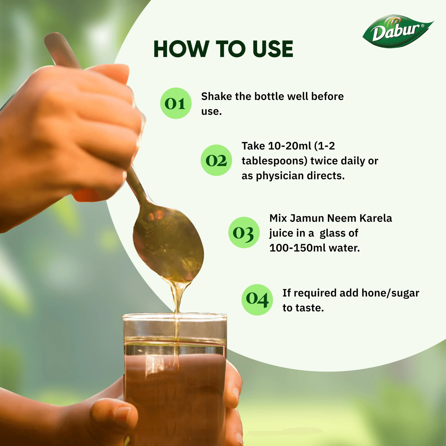 Image of Dabur Jamun Neem Karela Juice | For Healthy Glucose Levels, Digestion & Immunity