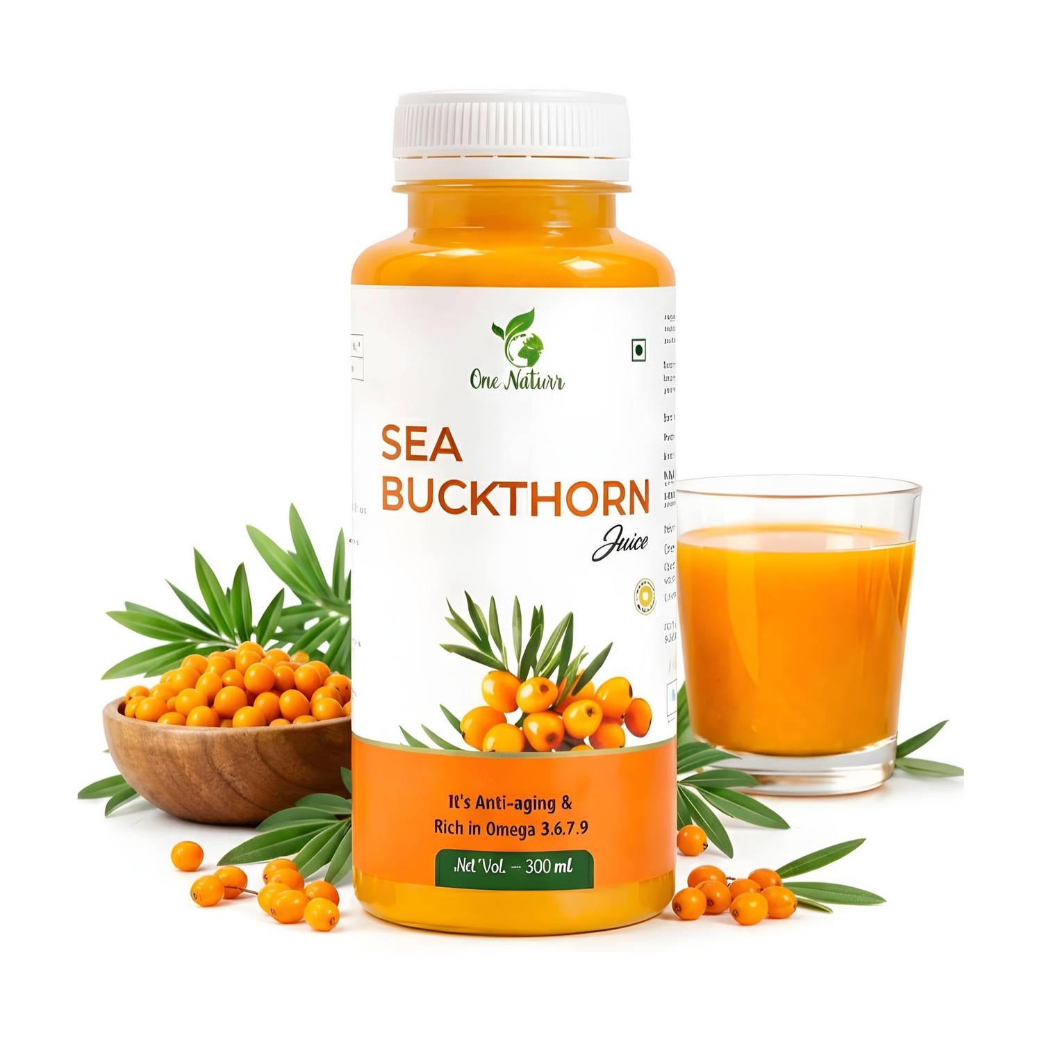 One Naturr Sea Buckthorn Juice 300ml - Image 1