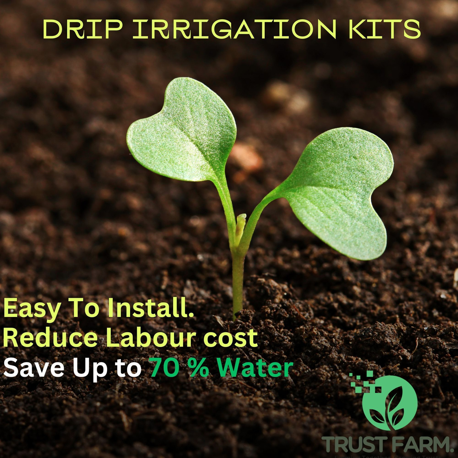 Image of Agrisellr Drip Irrigation Garden Watering 20 Plants Kits Drip Irrigation Kit