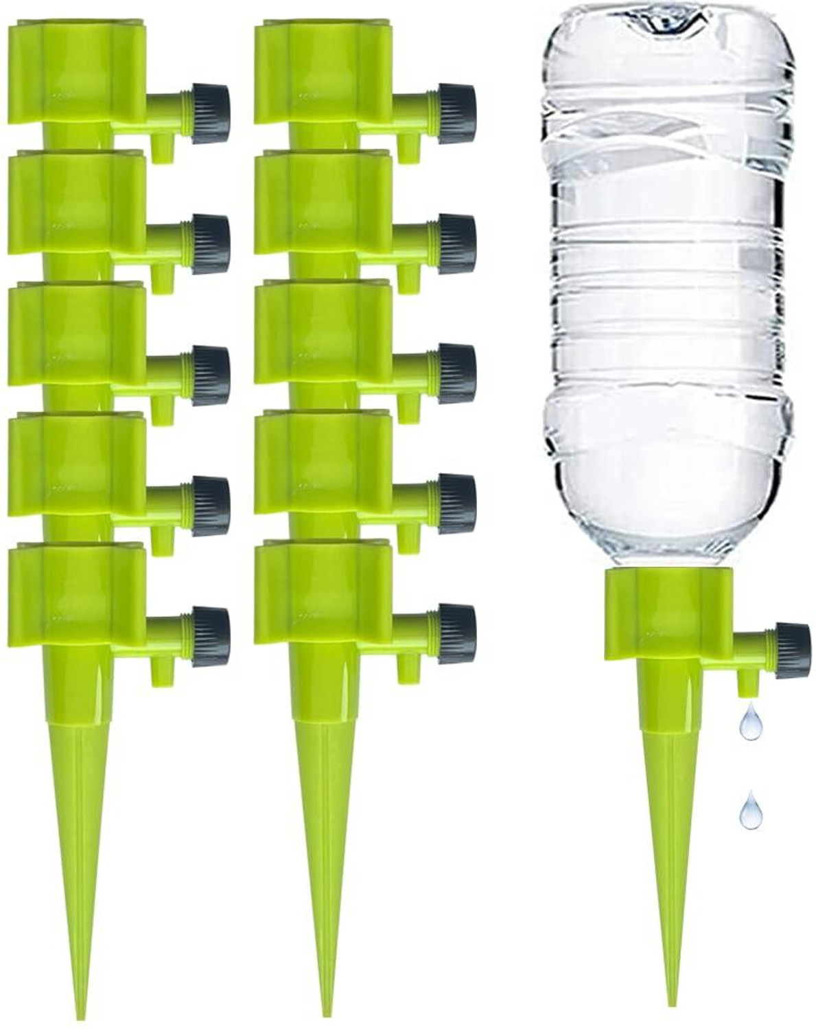 Image of Mithark Drip Irrigation kit for Home Garden, Self-Watering Spikes for Plants Drip Irrigation Kit
