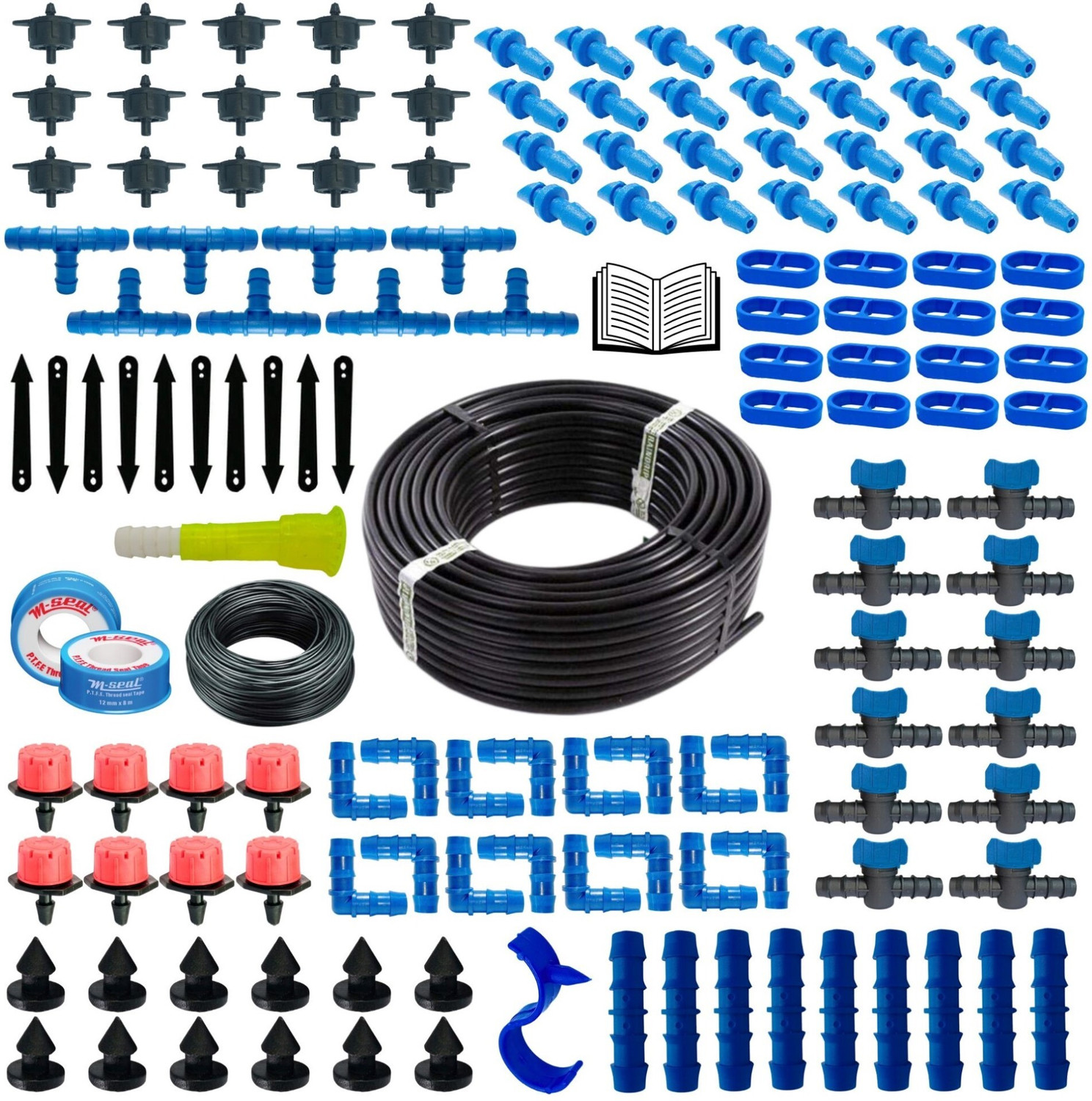 Image of Agrisellr Drip Irrigation Garden Watering 100 Plants Kits Drip Irrigation Kit