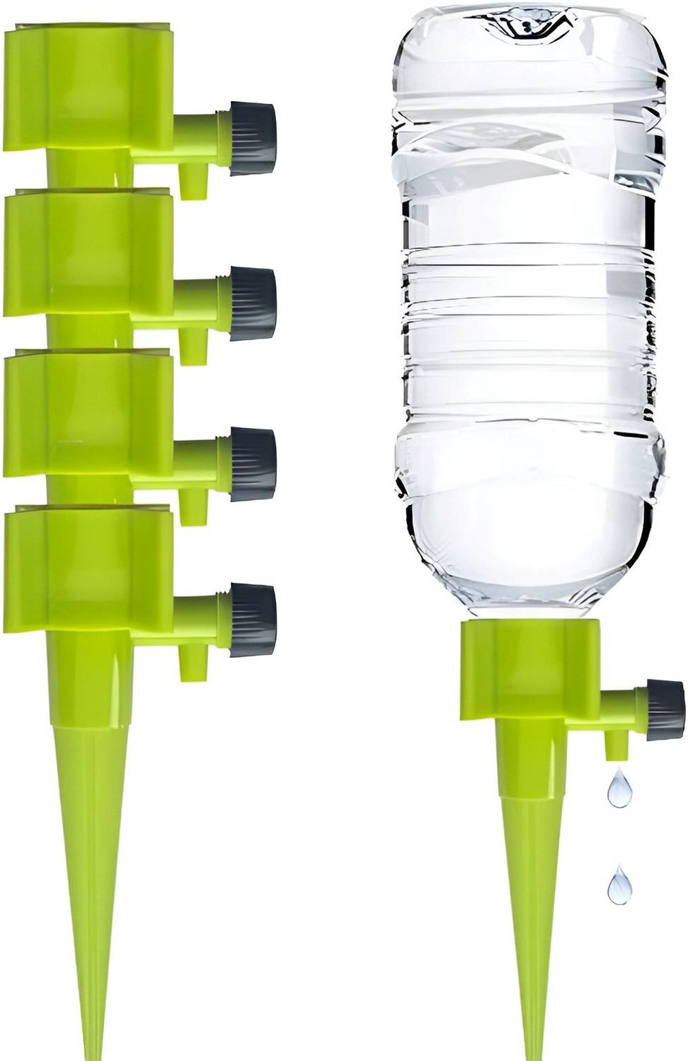 AADHYA HOMIES Self Watering Spikes with Slow Drip Valve for Plants (Pack of 6) Drip Irrigation Kit