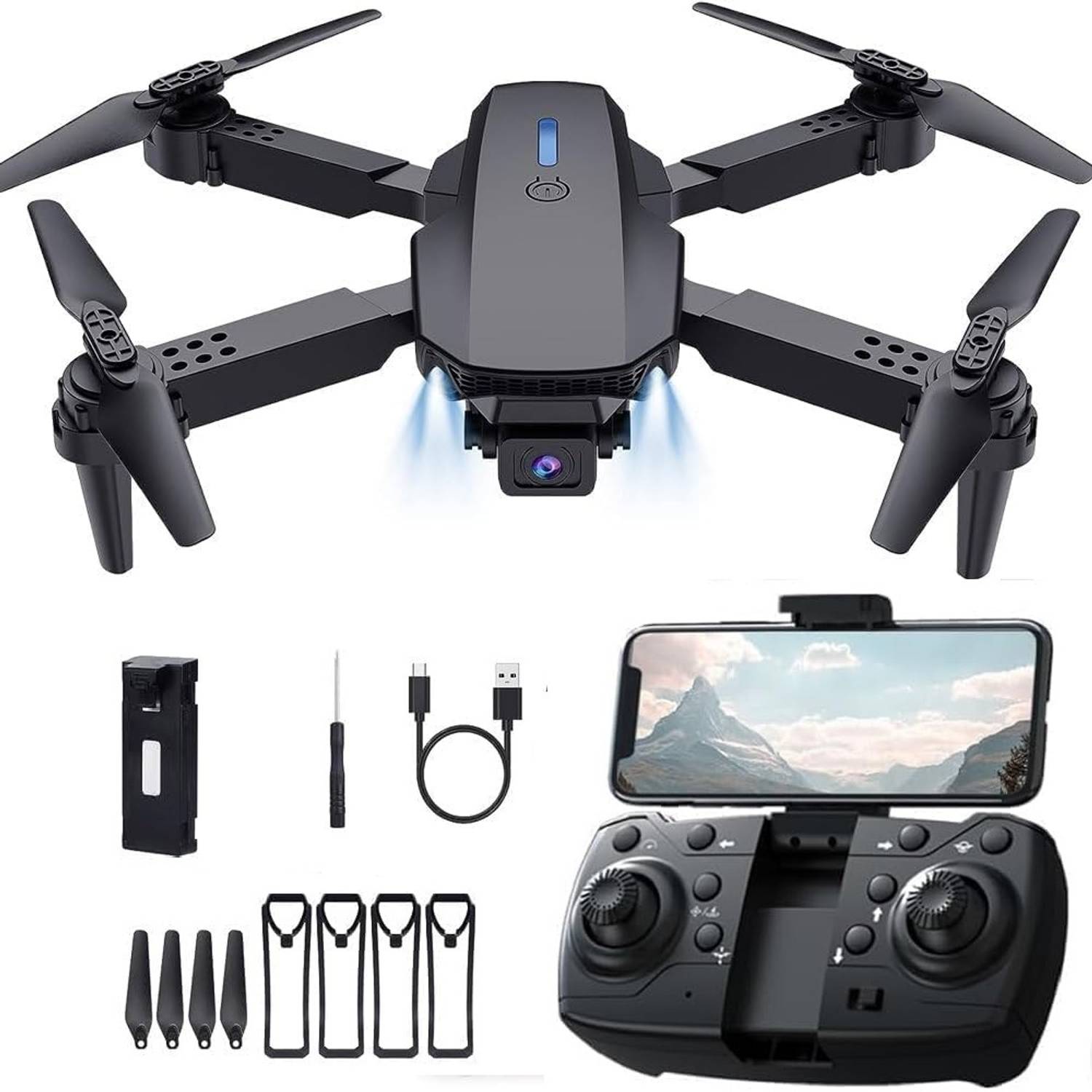 CRISANTOWILLA fOlDaBlE-DrOnE-WiTh-cAmErA-ReMoTe-cOnTrOl-fOr-kIdS Drone Drone
