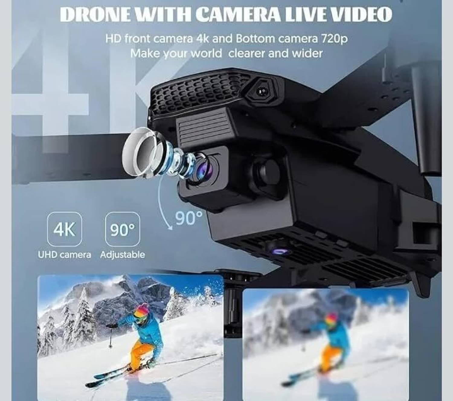 GAUTAM TOYS Foldable HD Camera Drone - Image 3
