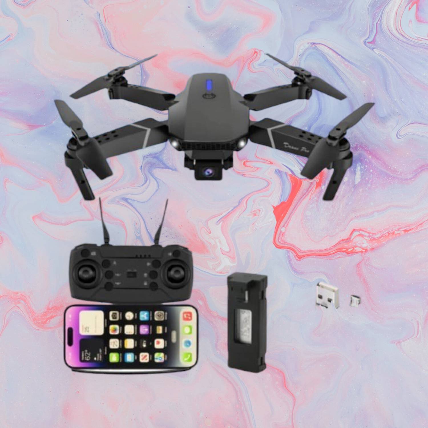 Swa Mi SM E88 Drone GPS Folding Brushless Drone 25mins 2KM 6K Ultra HD Drone_22b Drone