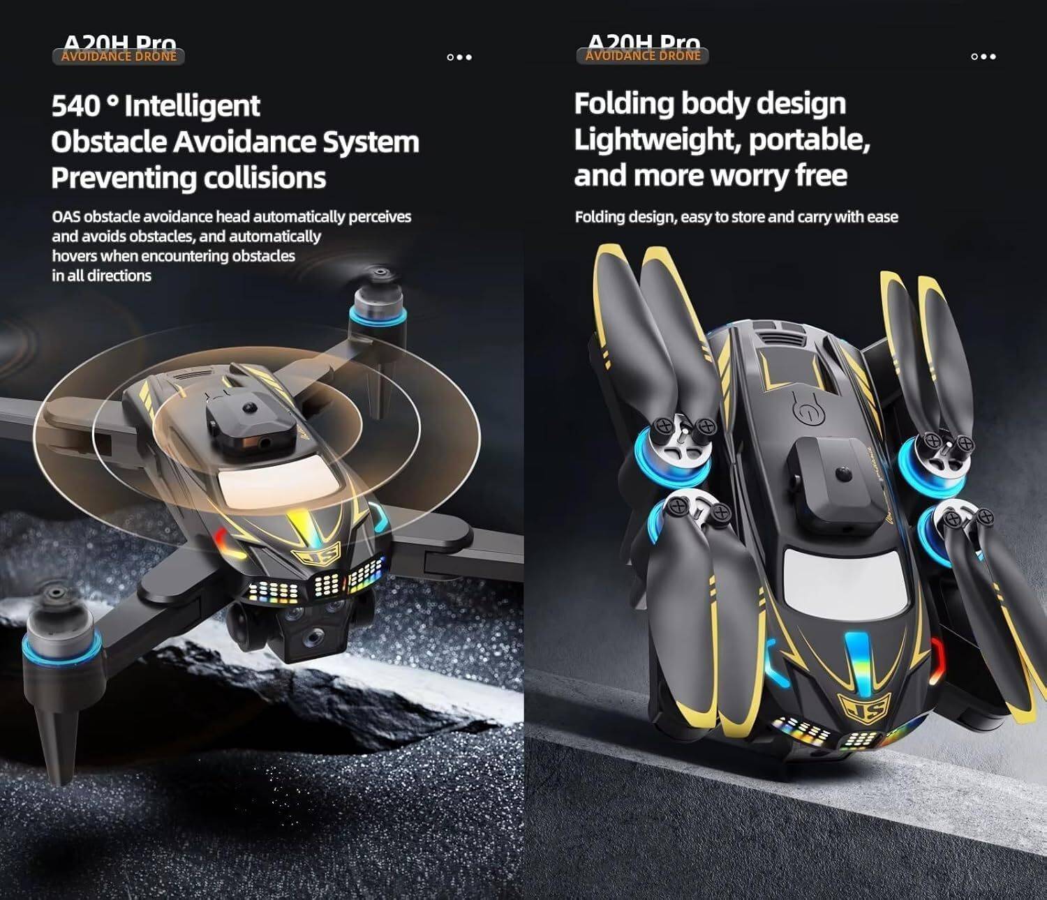 Playtastic T6 Pro Drone Dual Camera 4K - Image 4