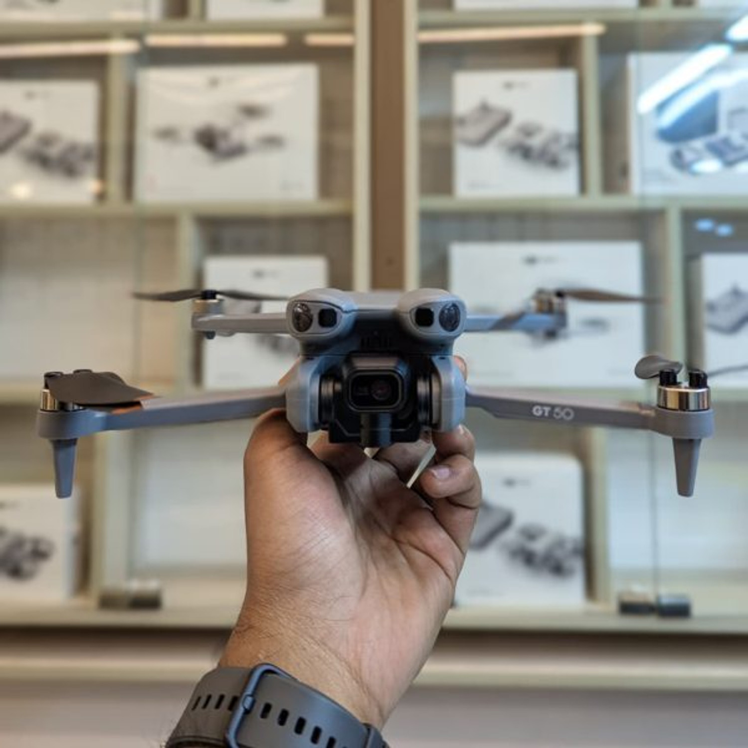 Image of Divine creation GT50 Pro Foldable 4K GPS Smart Drone with HD Camera,Optical Flow Positioning T17 Drone