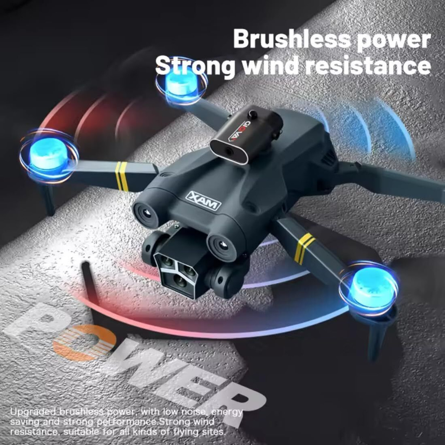 Image of RUNIX Y3 MAX Professional Drone - 1080p Camera, 500m Range, Brushless Motors Drone
