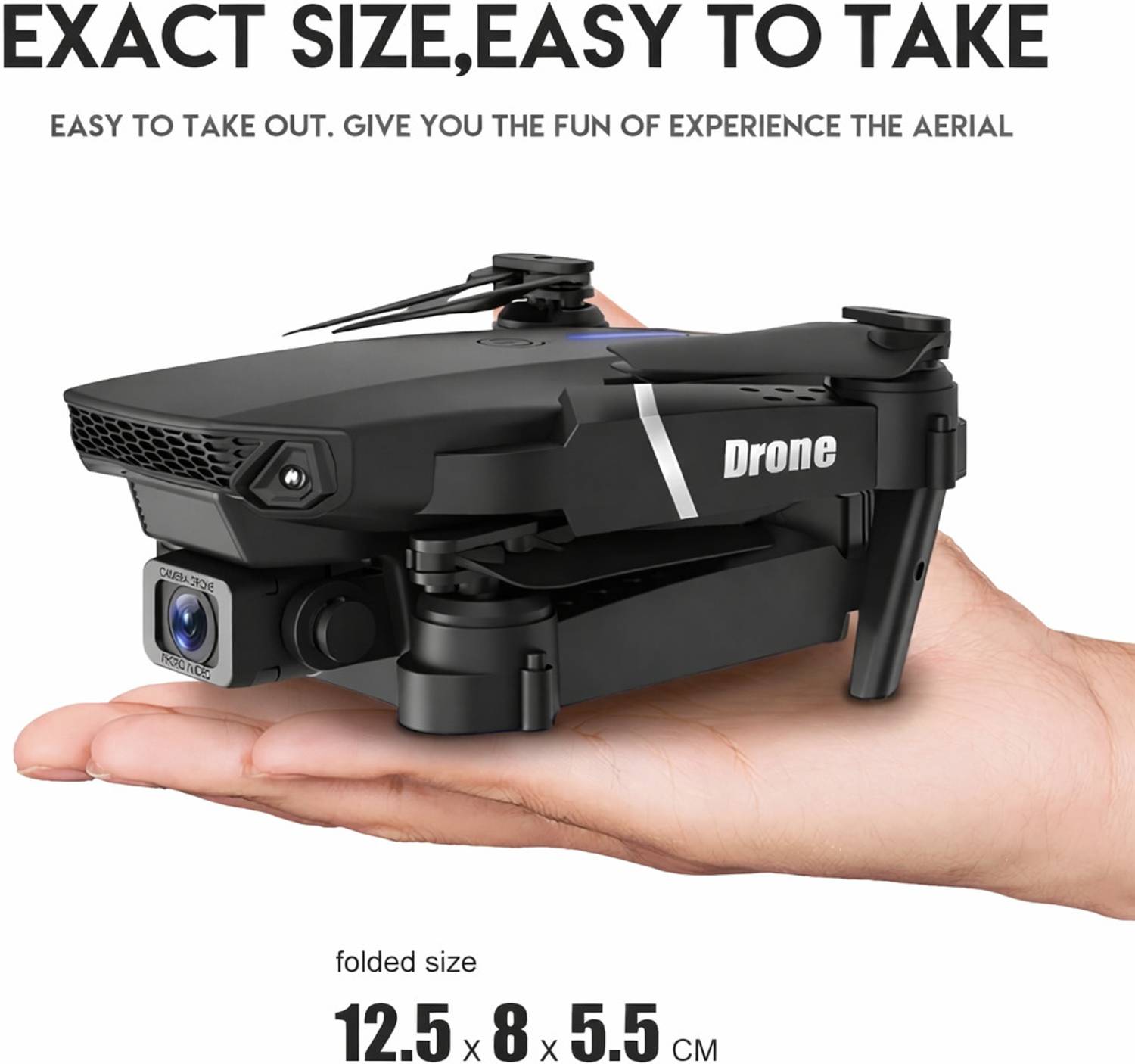 Super Toy Foldable Mini Drone with Camera, Wifi FPV Quadcopter Remote Controller Drone Drone