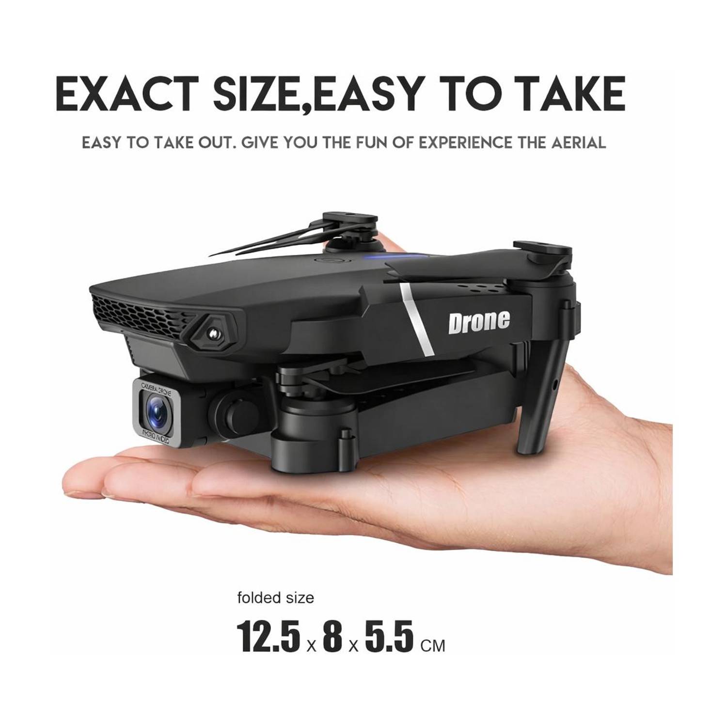 AERIOSKY 4K WiFi Dual Camera Drone for Adults & Kids with 2 Batteries and Toy Drone 3gen Drone