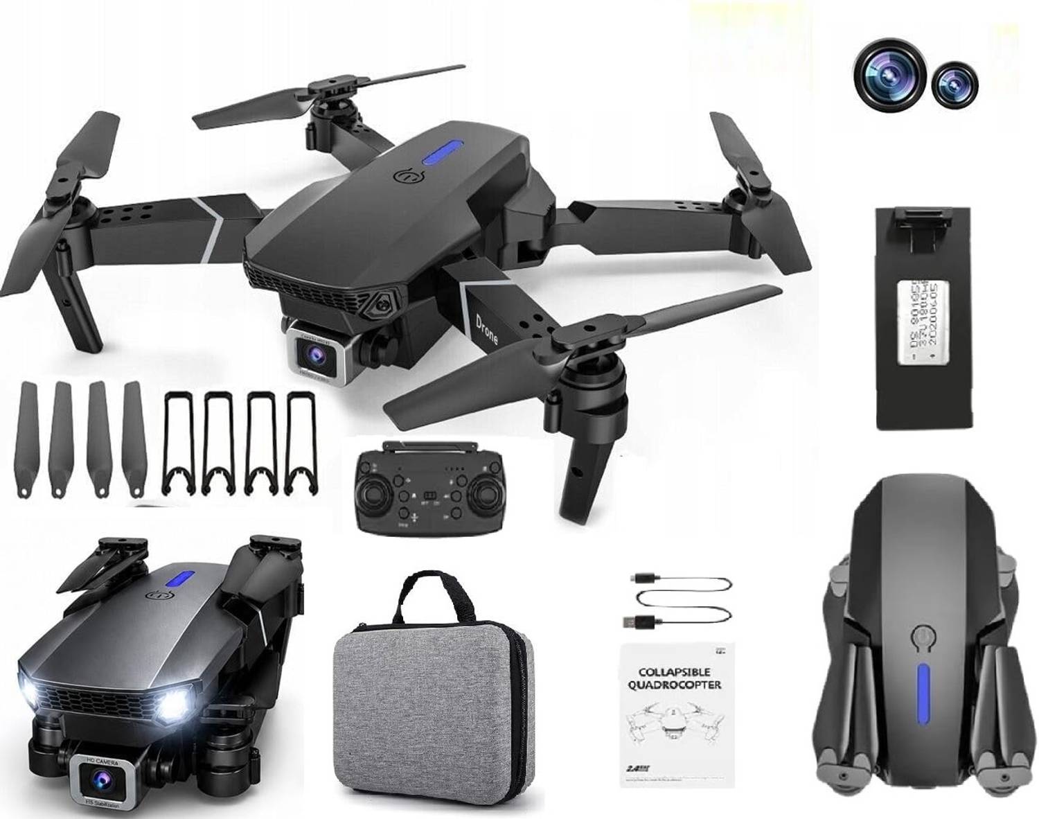 ANKIYAN WILLA E88 4K Dual Camera Drone - Image 1