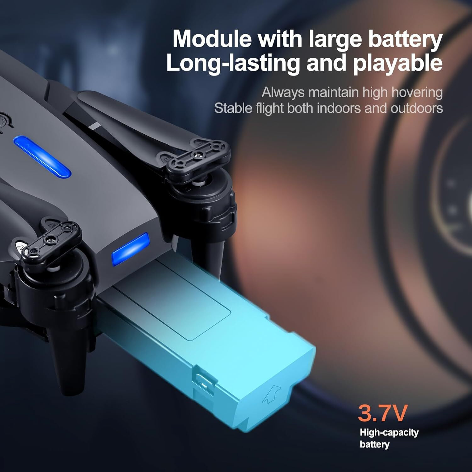 Image of WALLI WILLA E88 Pro Drone upgraded version 4k dual camera drone Smart Gestures Drone
