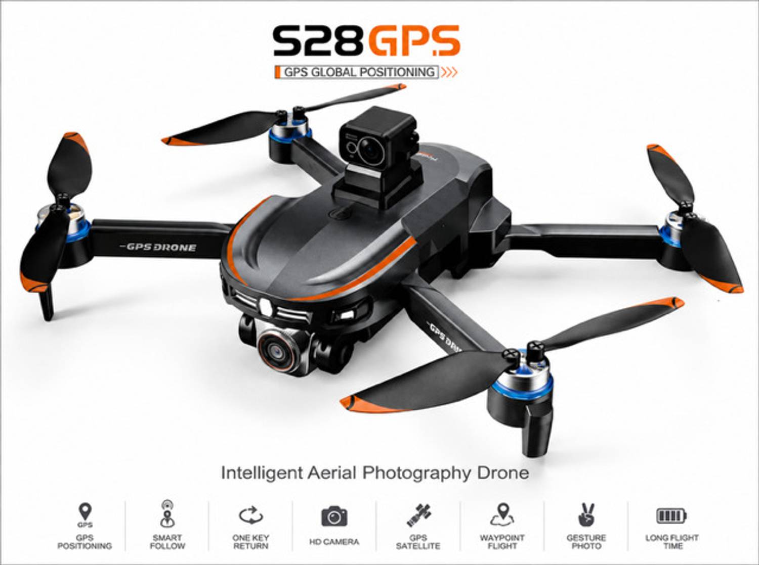 Playtastic S28 GPS Drone With 4k HD Camera Foldable Quadcopter GPS Auto Return Drone deal from flipkart Playtastic S28 GPS Drone With 4k HD Camera Foldable Quadcopter GPS Auto Return Drone deal from flipkart