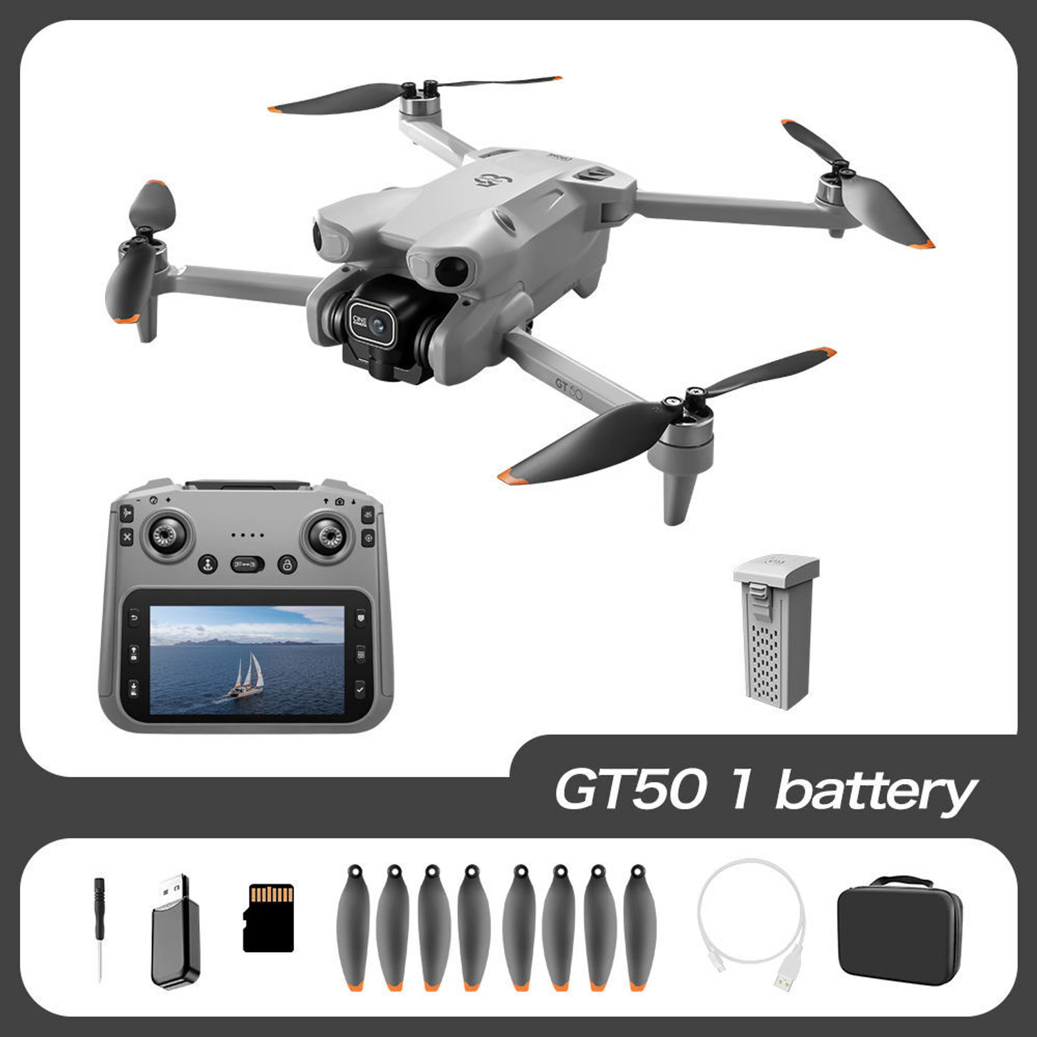 Image of Divine creation GT50 Pro SkyFold GPS Smart Drone Foldable Aerial Quadcopter Stable Hover D109 Drone