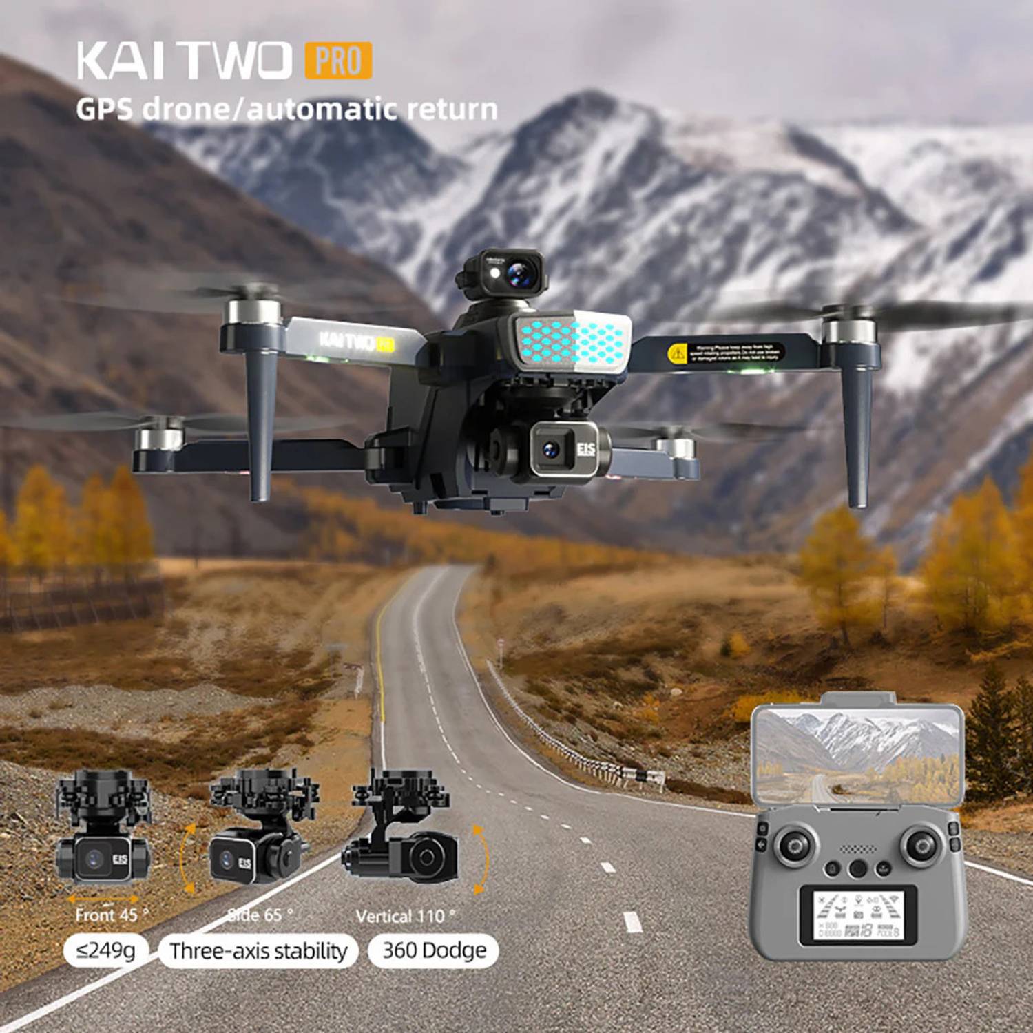 Playtastic KaiTwo Pro GPS Drone - Image 3