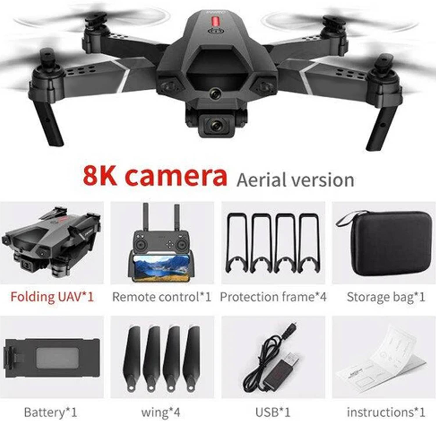 Clubics 5G 8K Sky P5 Pro Drone - Image 4