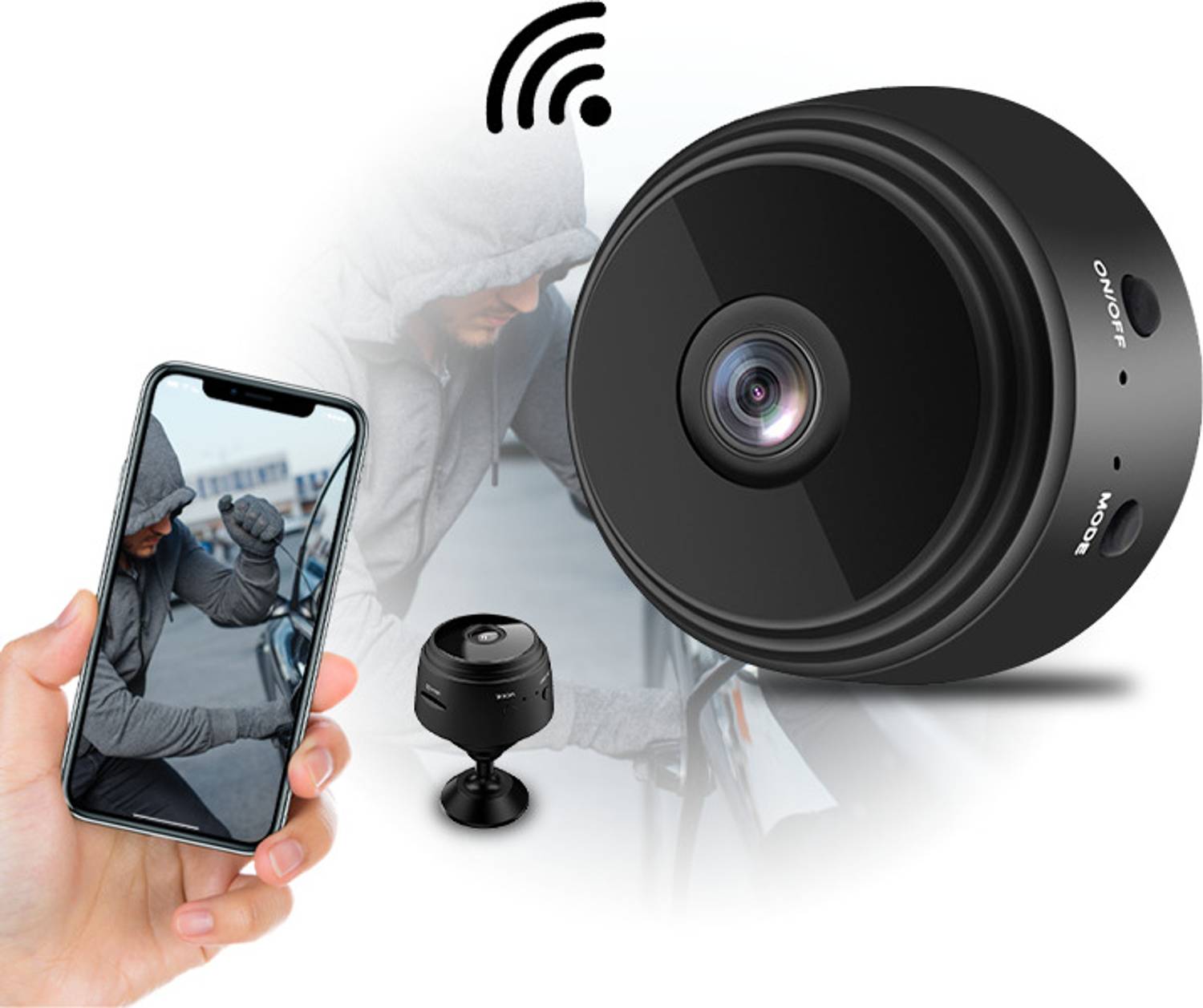 HomeEye A9 Mini Camera Wireless IP CCTV Wifi Camera System Infrared Sports and Action Camera