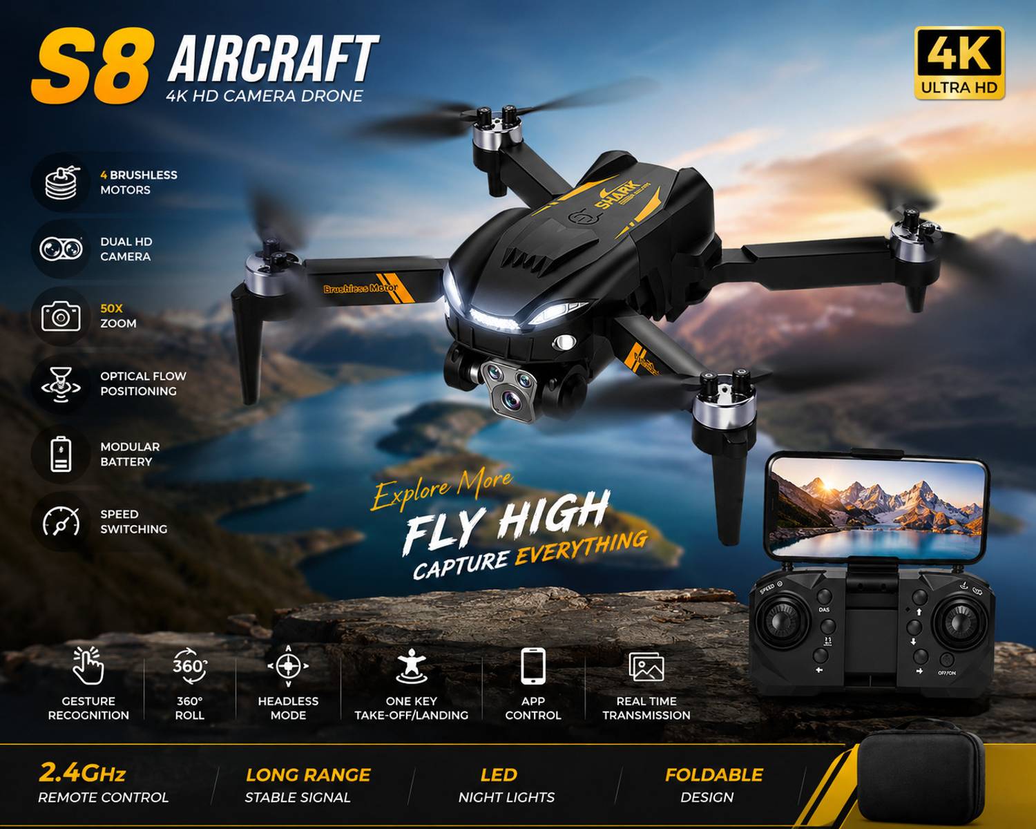 Super Toy MAX 480p Dual Camera Drone - Image 3