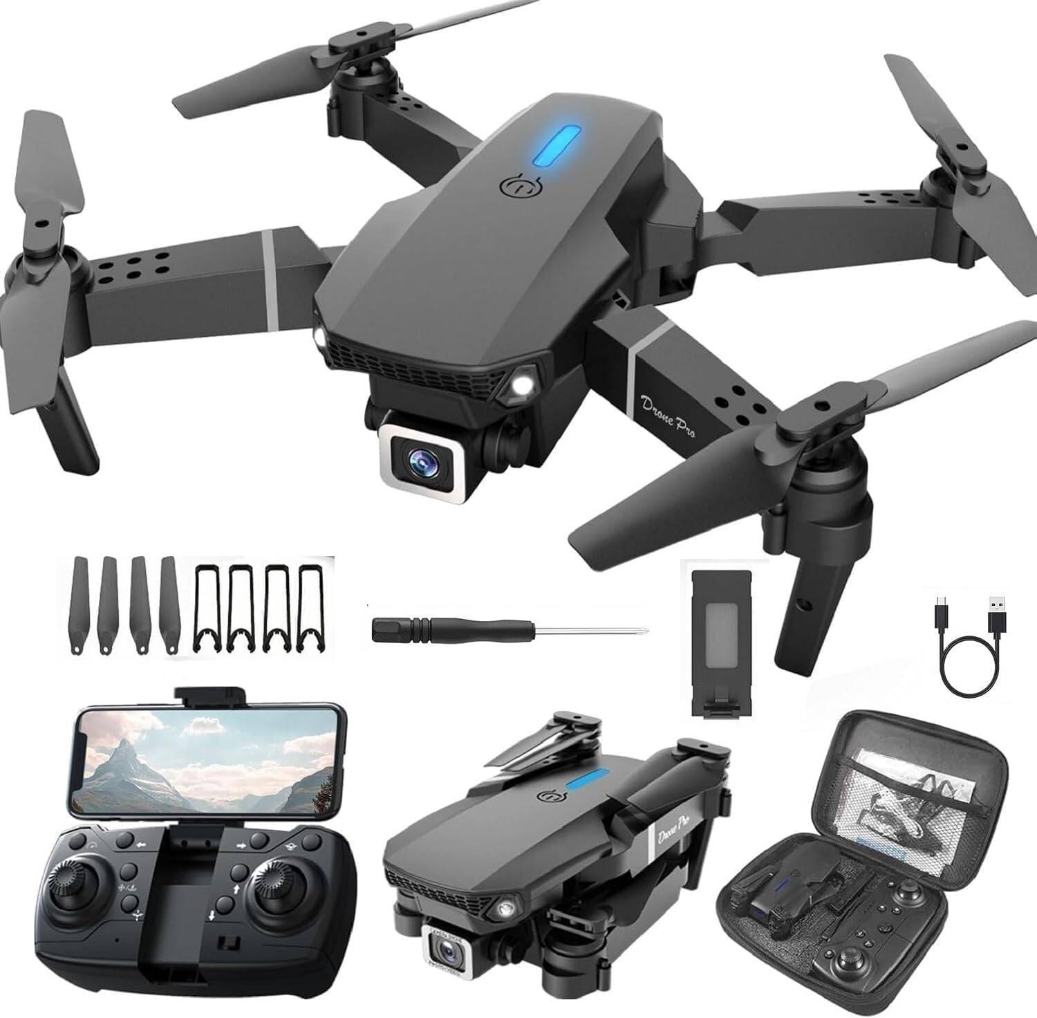 TJOI E88 Pro Advanced Wi-Fi FPV Foldable Drone with HD Camera Drone