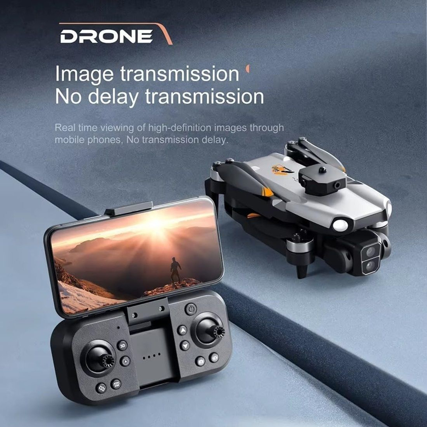 Image of Harinder 4K Dual Camera Drone with Obstacle Avoidance Brushless Motor WiFi FPV Gesture Drone