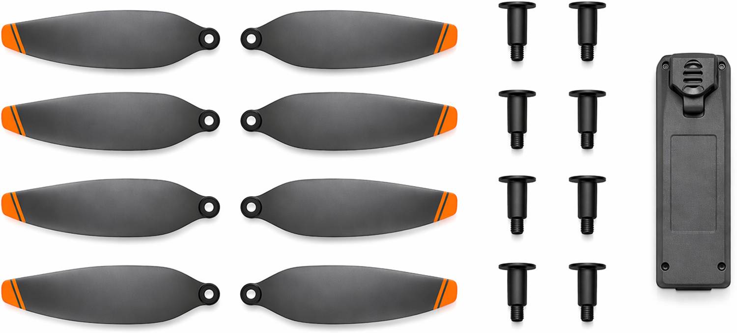 PAPASpace F9 Drone Propeller Kit with Battery 8 Blades Low-Noise & Lightweight Drone