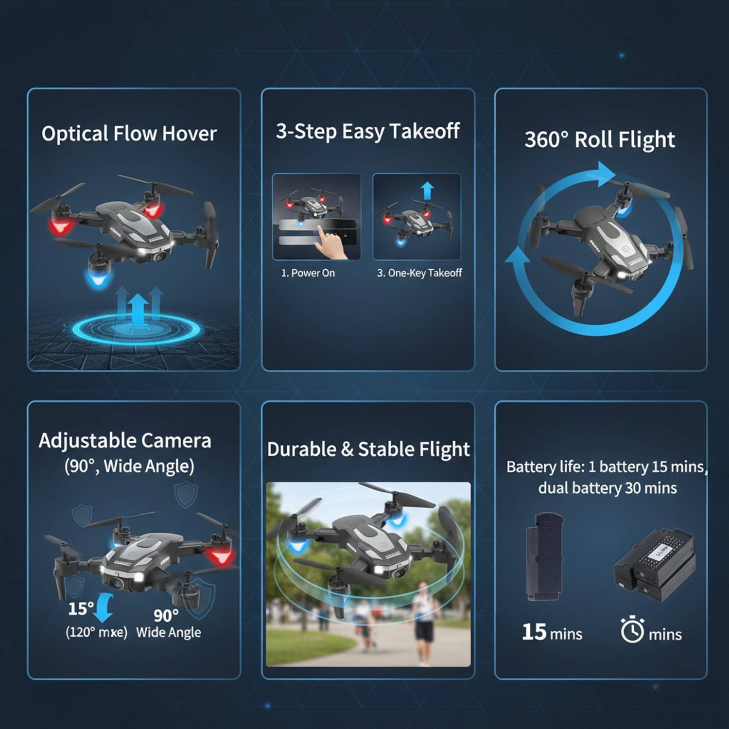 Clubmall j2 4K Camera Drone - Image 4