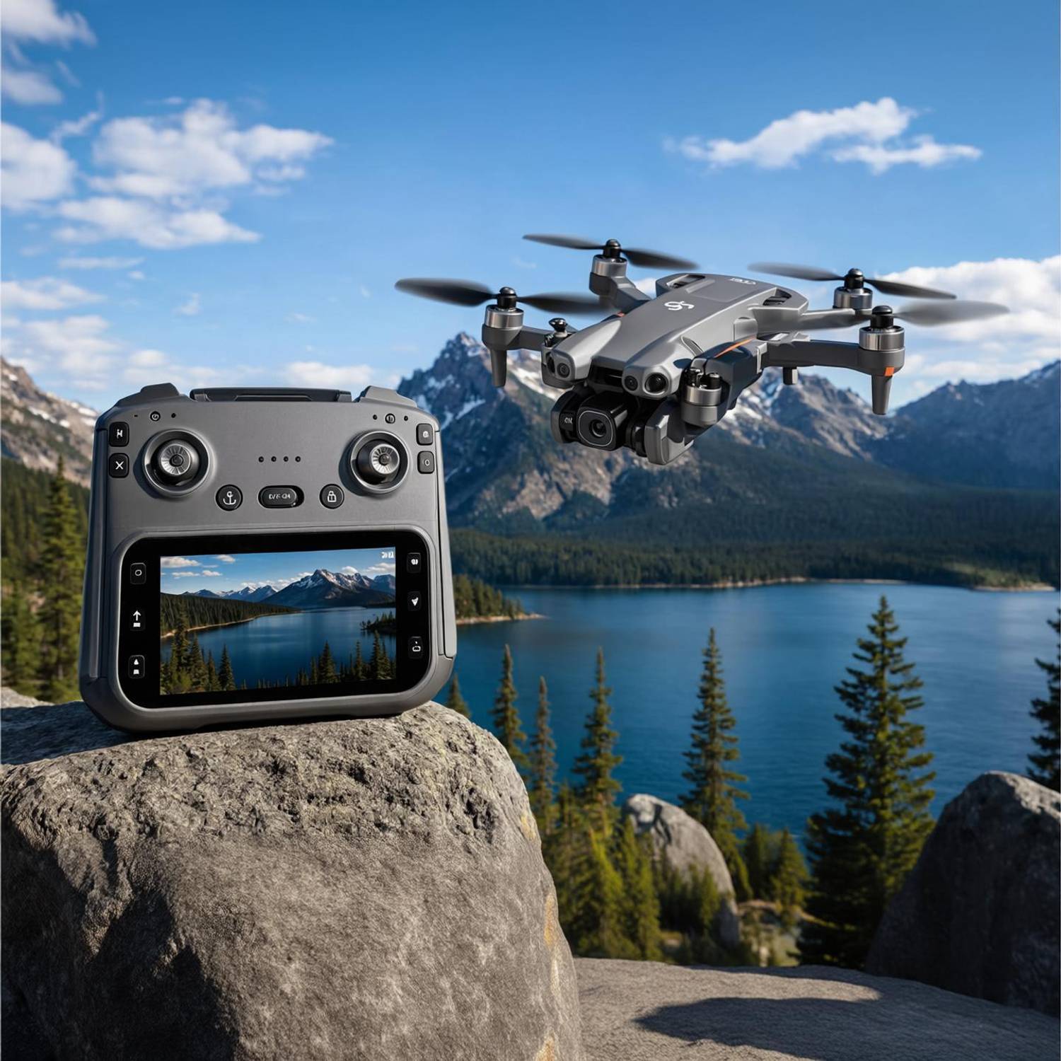 Divine creation GT50 Pro Foldable 4K GPS Smart Drone with HD Camera,Optical Flow Positioning C42 Drone