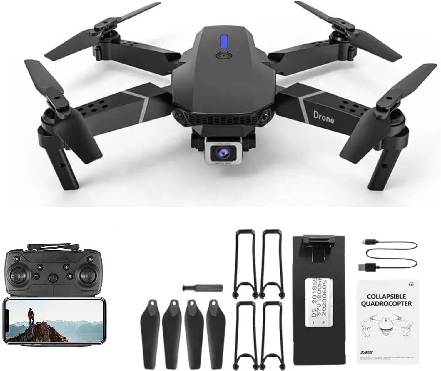 MOXI fOlDaBlE-DrOnE-WiTh-hQ-WiFi-cAmErA-ReMoTe-cOnTrOl-fOr-kIdS Drone Drone Drone