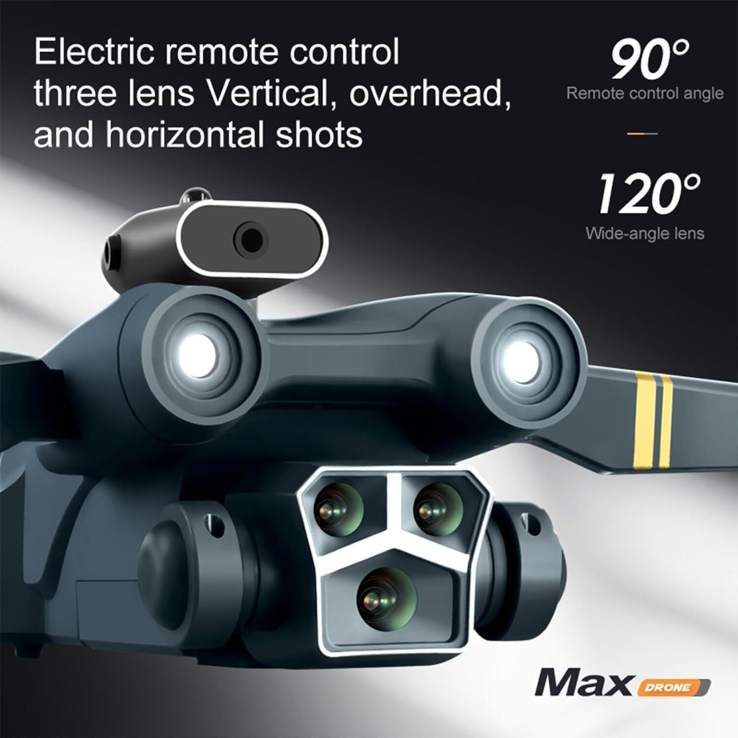 Image of VISSHI M3 Max - 4K Dual Camera, Foldable Quadcopter with WiFi FPV & Long Flight Time Drone