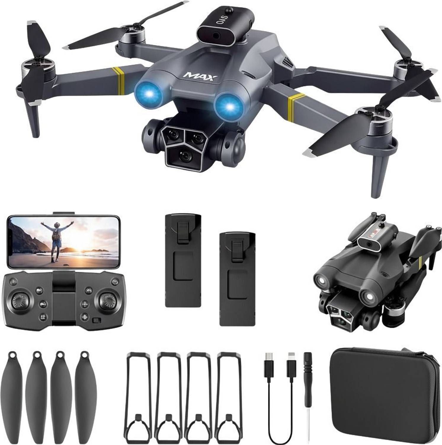 LUNISO M3 MAX 4K FPV Drone with Brushless Motors - Image 3