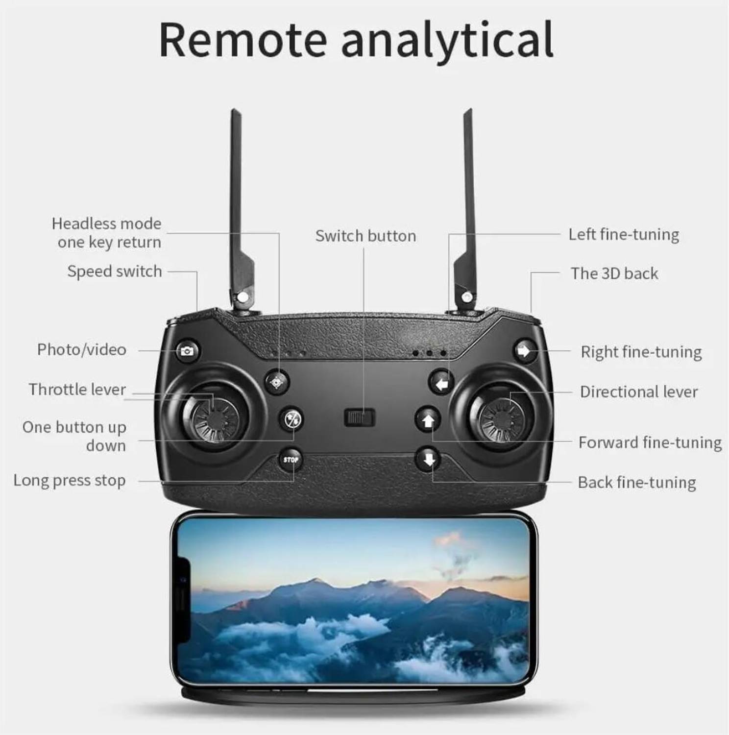 Mevara Brushless Toy Drone 4K UHD 45-Min Flight - Image 4