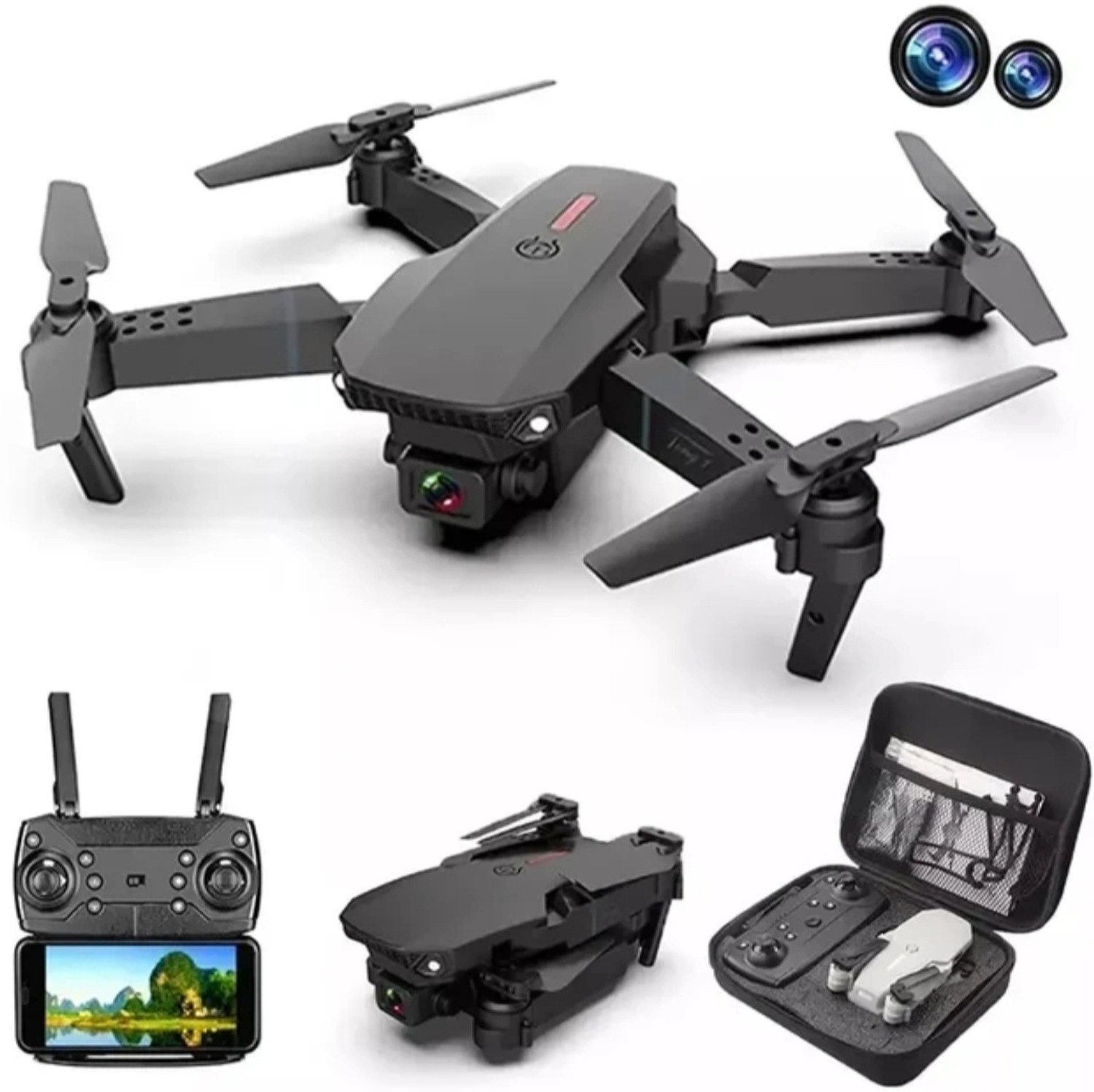 Image of DRONE E88 long range professional Wide Angle Professional Wifi 5g Drone