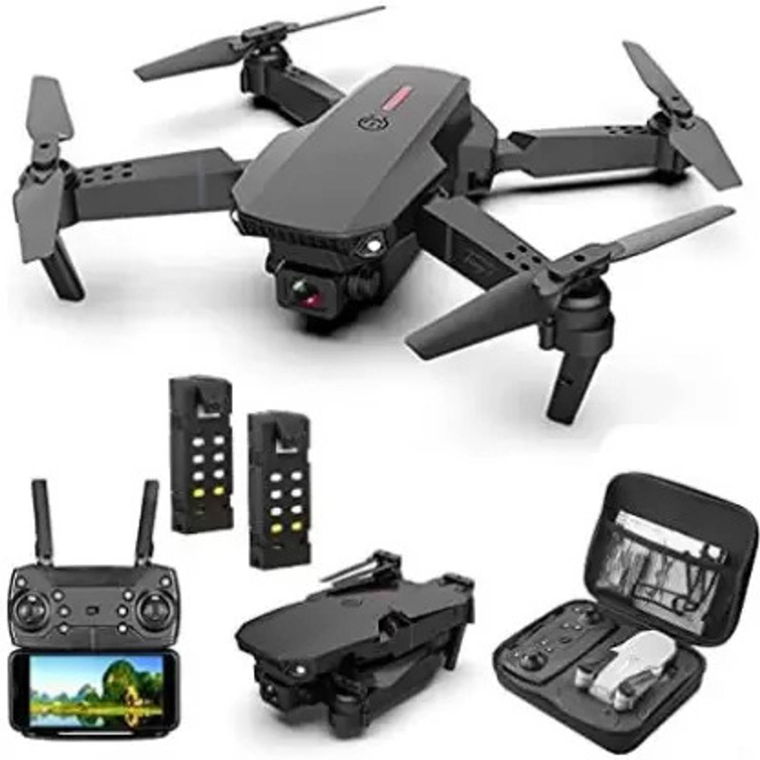 RIGHT SEARCH E88 Drone WiFi Camera Drone Remote Control Quadcopter 360 Flip Stunt Drone