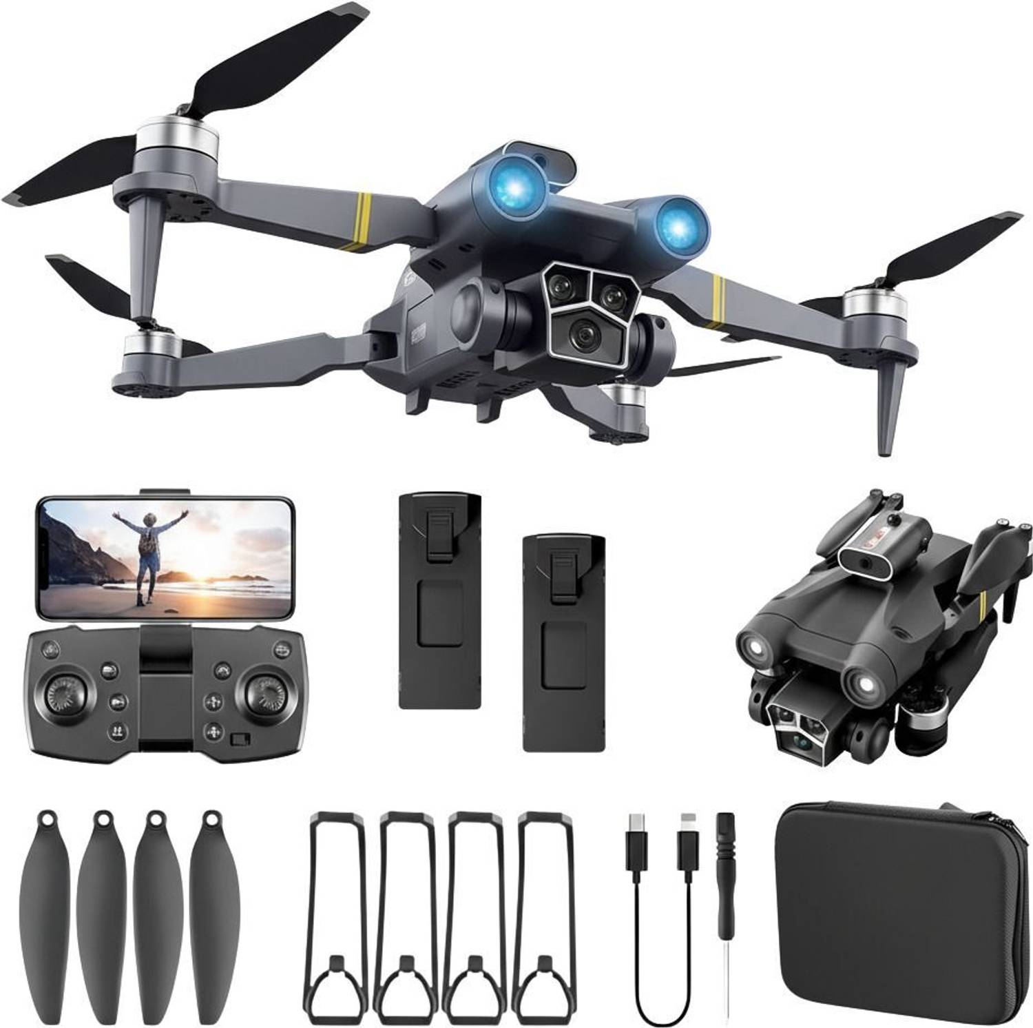 LUNISO M3 MAX 4K FPV Drone with Brushless Motors - Image 1