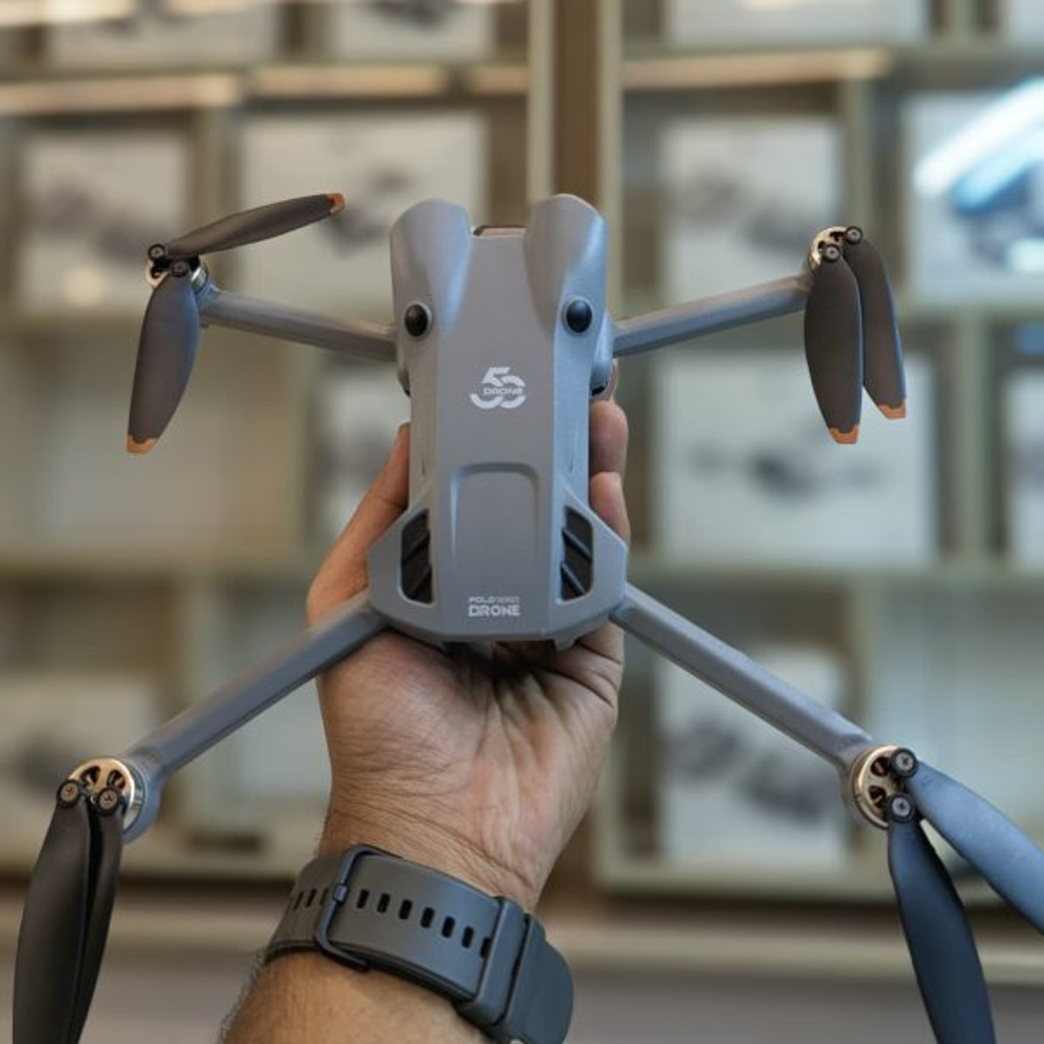 Image of Divine creation GT50 Pro Foldable 4K GPS Smart Drone with HD Camera,Optical Flow Positioning D53 Drone