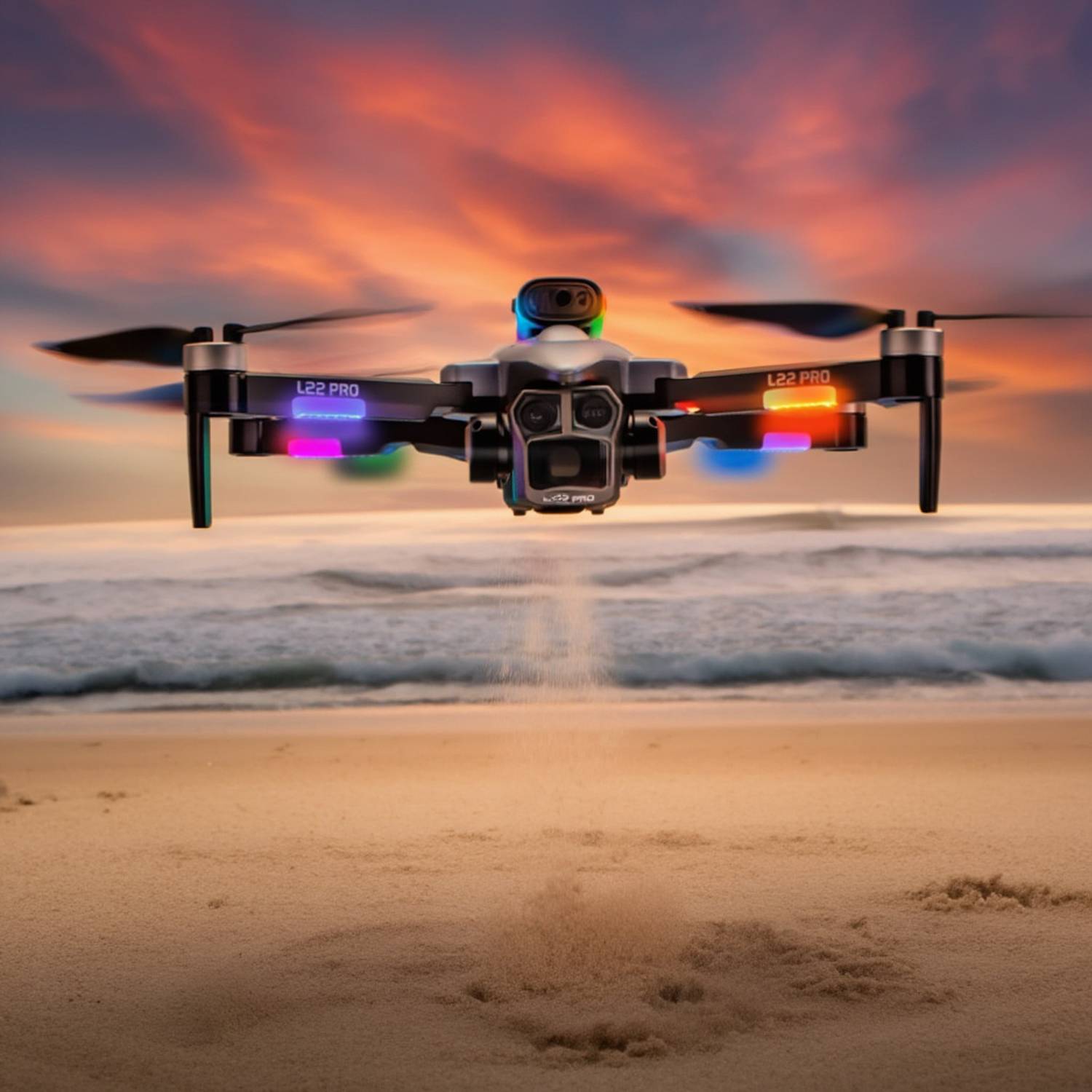 Divine creation L22 Pro 4K HD Dual Camera Drone Altitude Hold, One-Key Return,Headless Mode D105 Drone