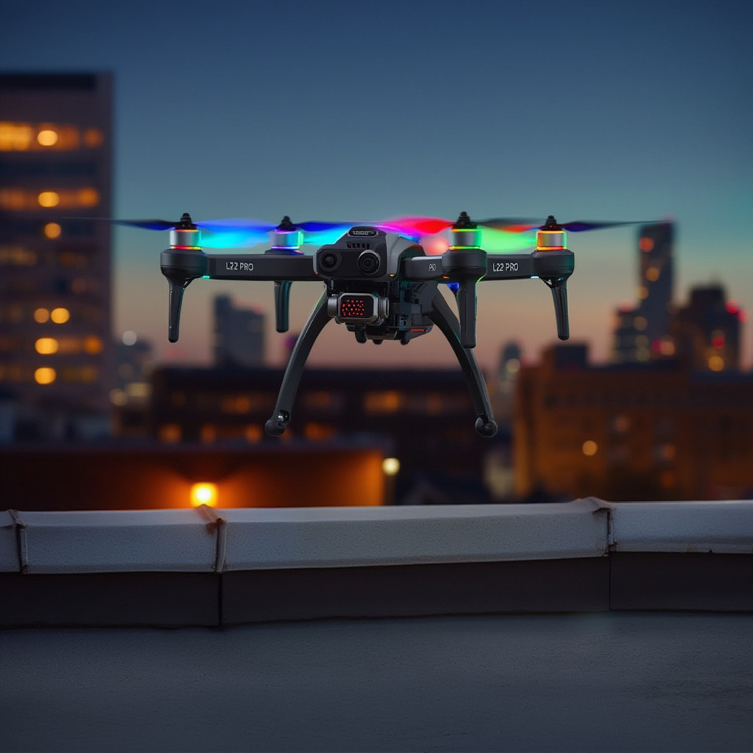 Image of Divine creation L22 Pro SkyMaster 4K HD Dual Camera Drone with Brushless Motors T162 Drone