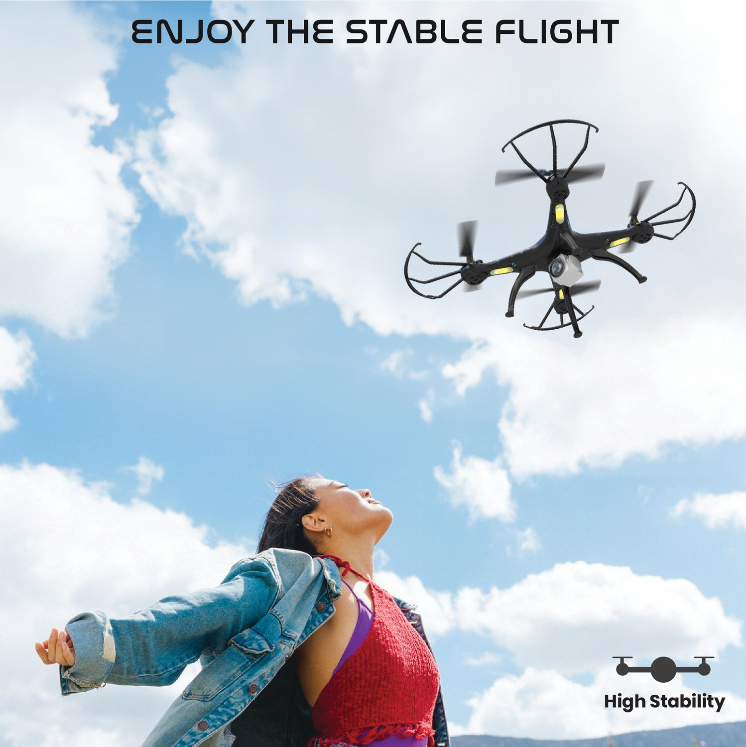 Image of Electrobotic Fly Jet Drone 09 with Four Batteries Drone