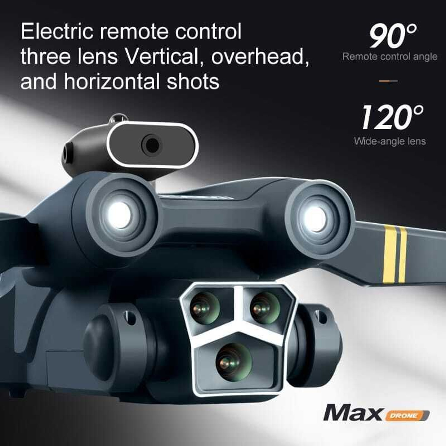 Image of Clubics DRONE M3 Max Ultra HD 4K Dual Camera Foldable Drone Long Flight Time WiFi FPV Drone