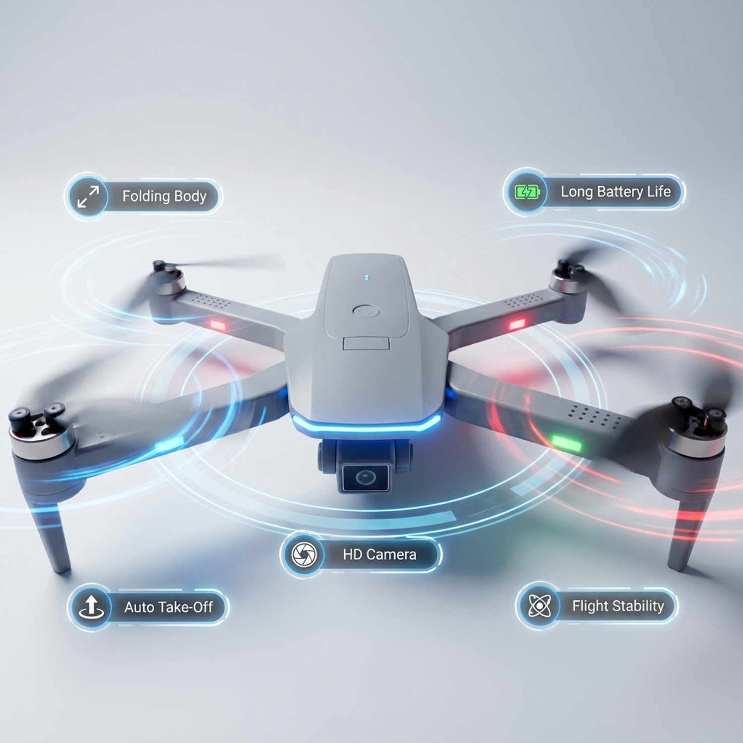 Image of Godhox Dynalog 4K GPS Camera Drone DR-DG600C Brushless Motors, FPV Live Video Drone